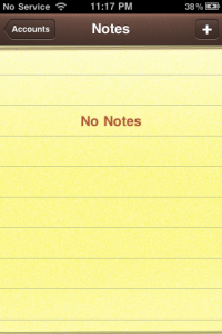 Notes - iPhone 1